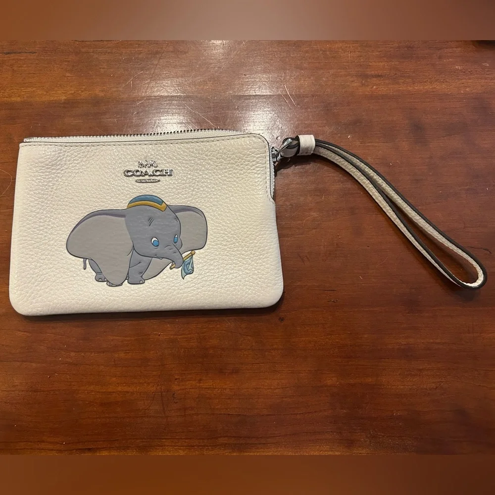 Coach x Disney Dumbo Zip Wristlet - Picture 2 of 5